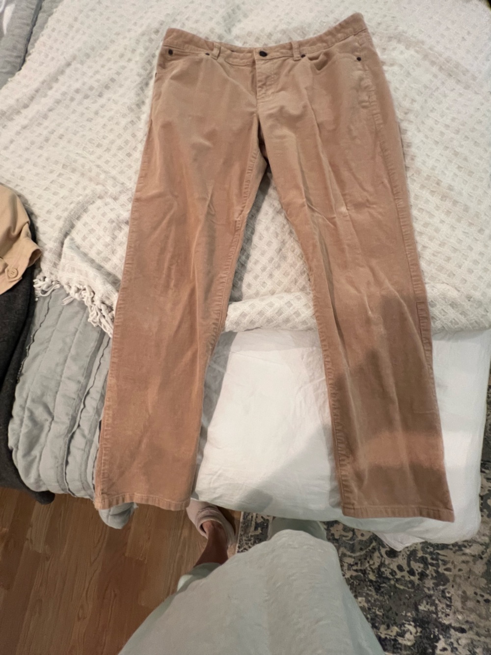 Talbots Signature Women's Khaki Beige corduroy pants